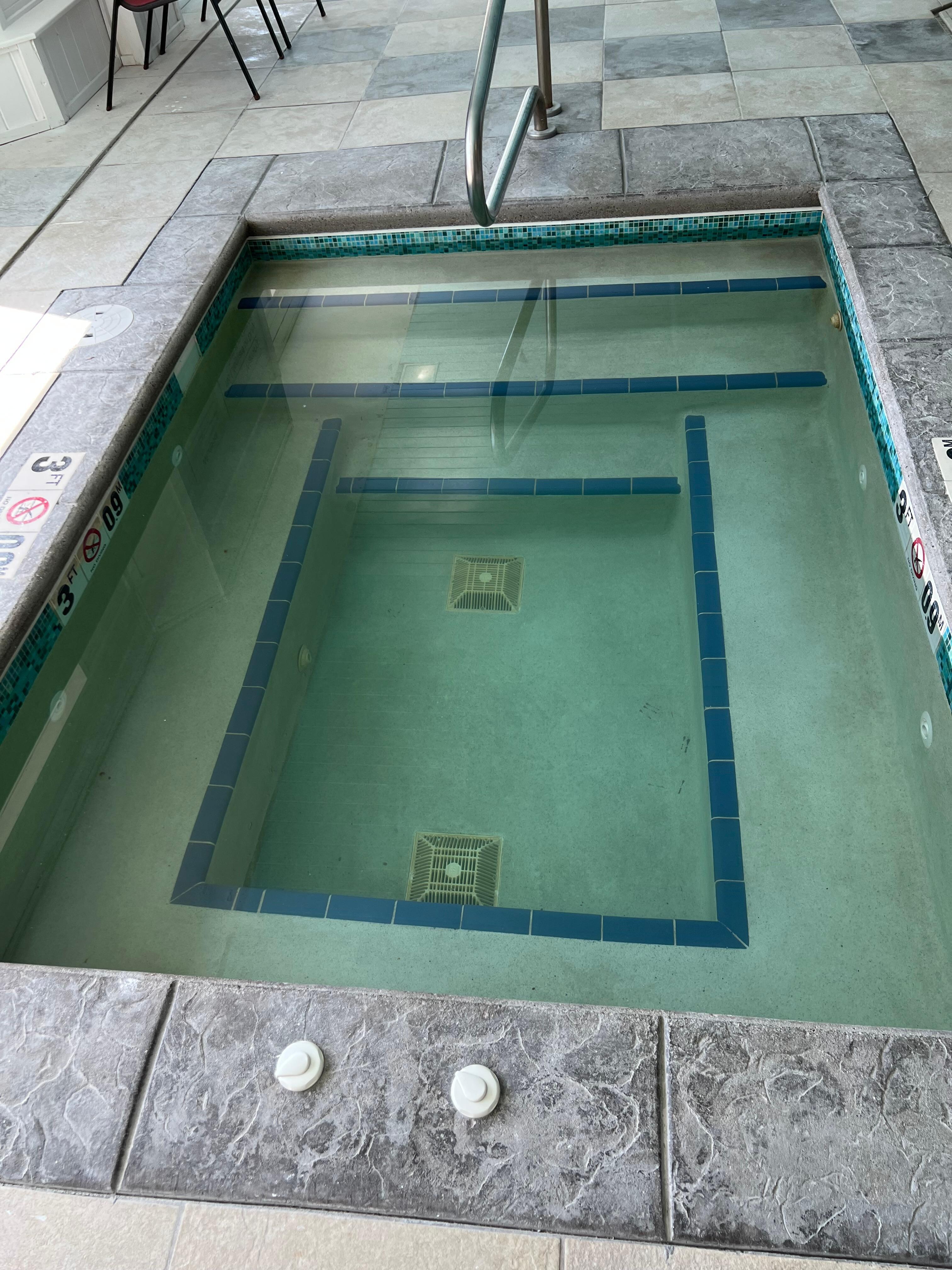 Hot tub water looks dirty
