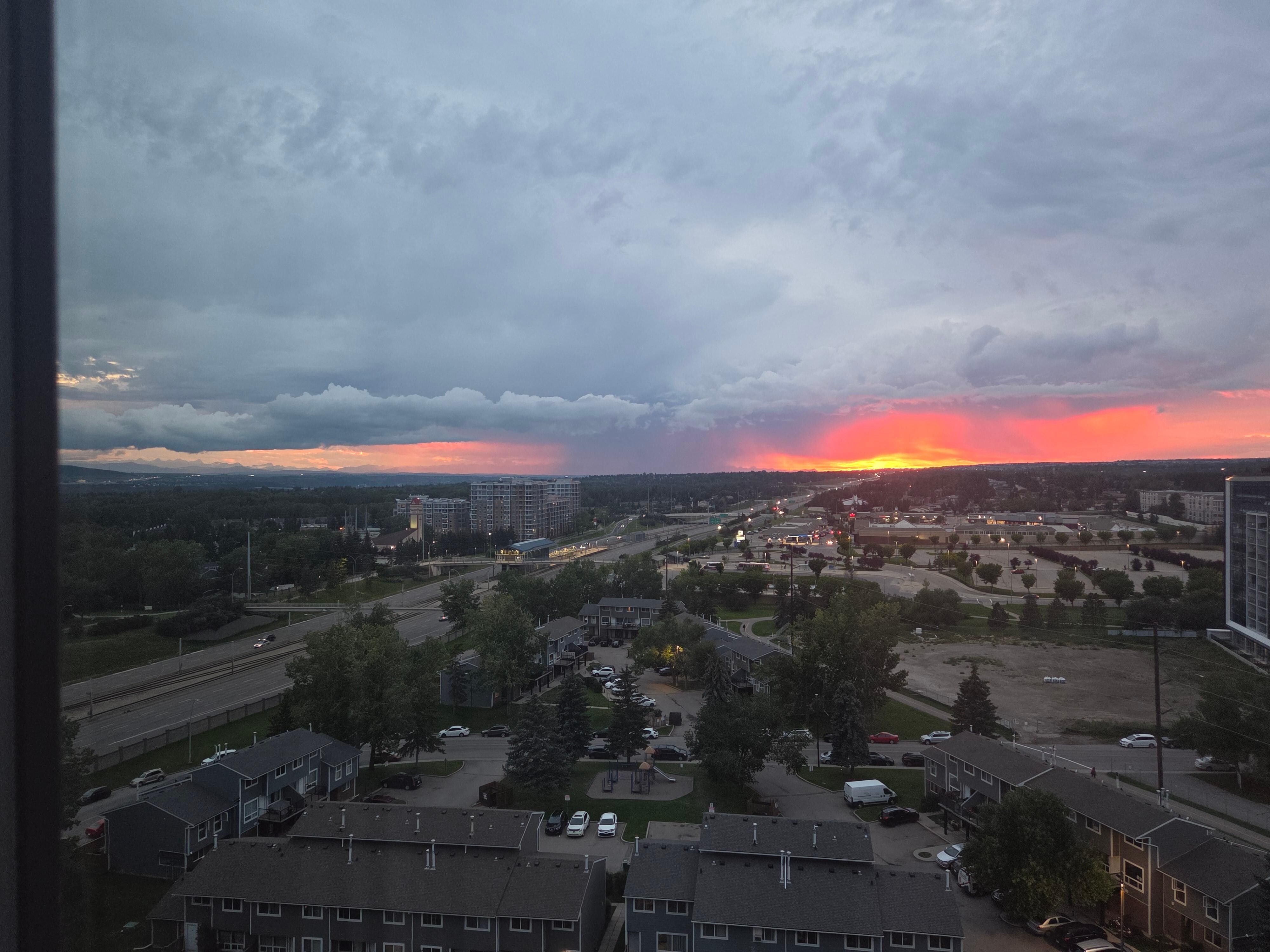 View from the balcony