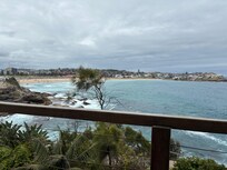 View from balcony towards Bondi Beach.