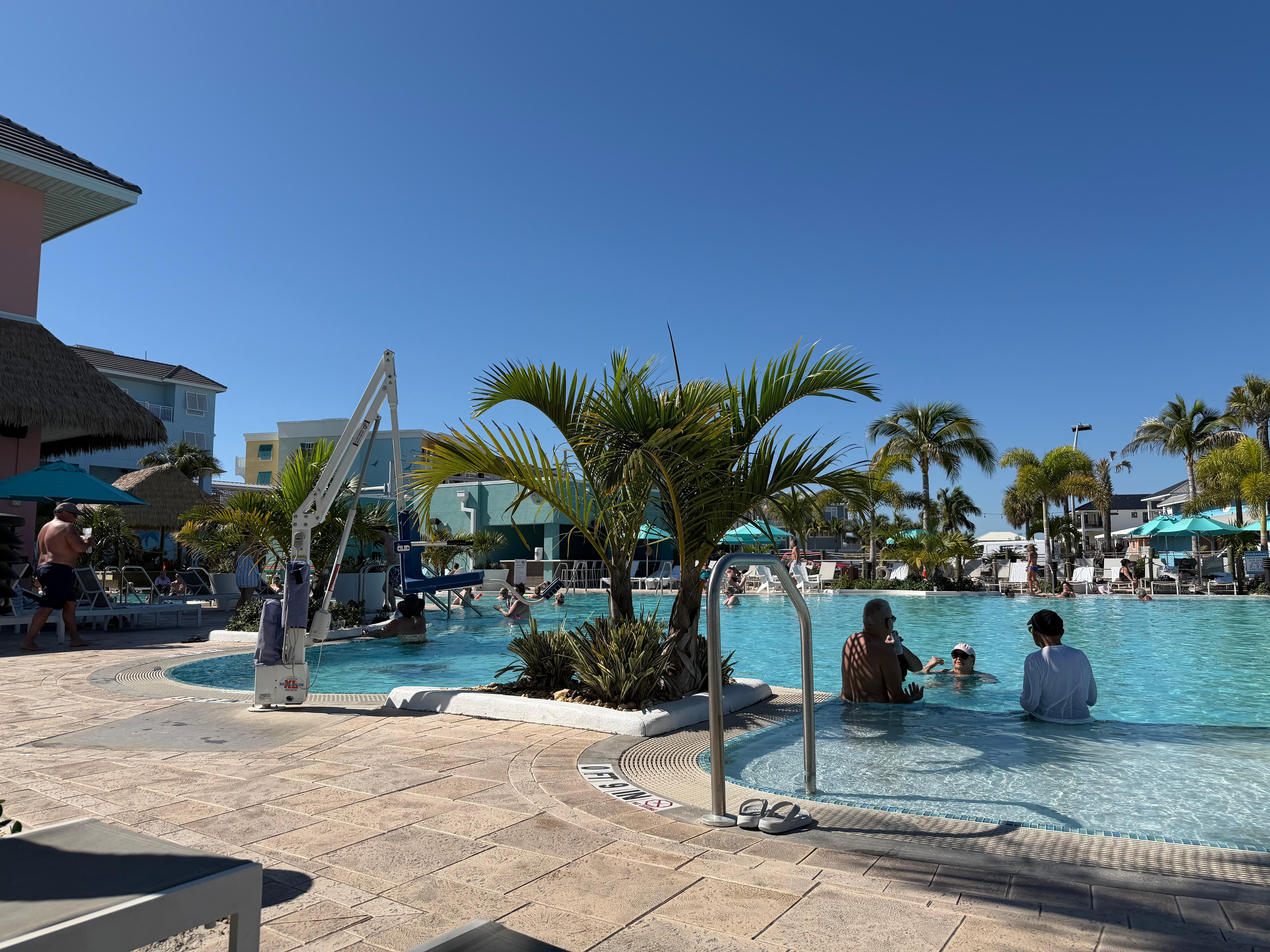 Huge clean pool