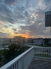 Sunset from the deck