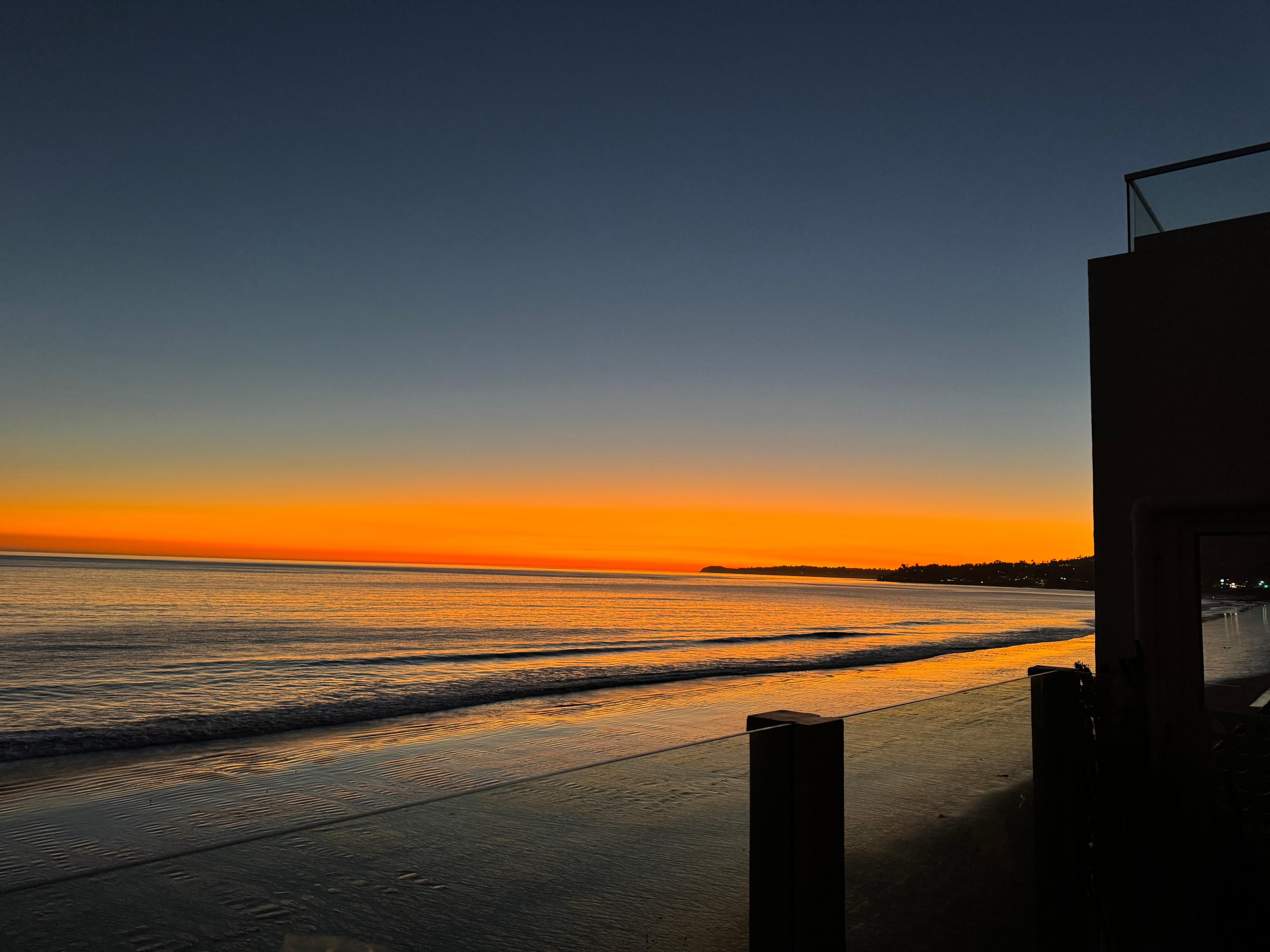 Sunset from the deck