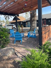 Seating area.