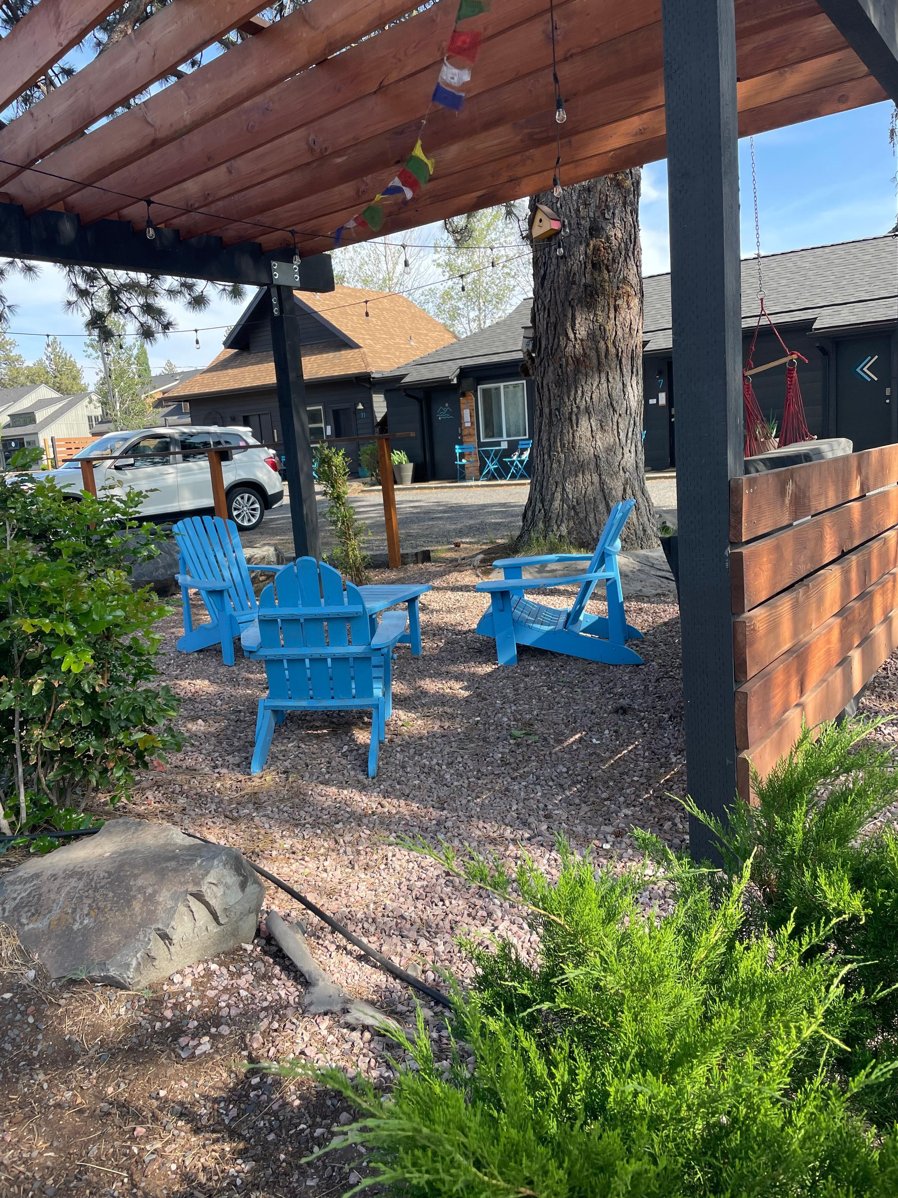 Seating area.