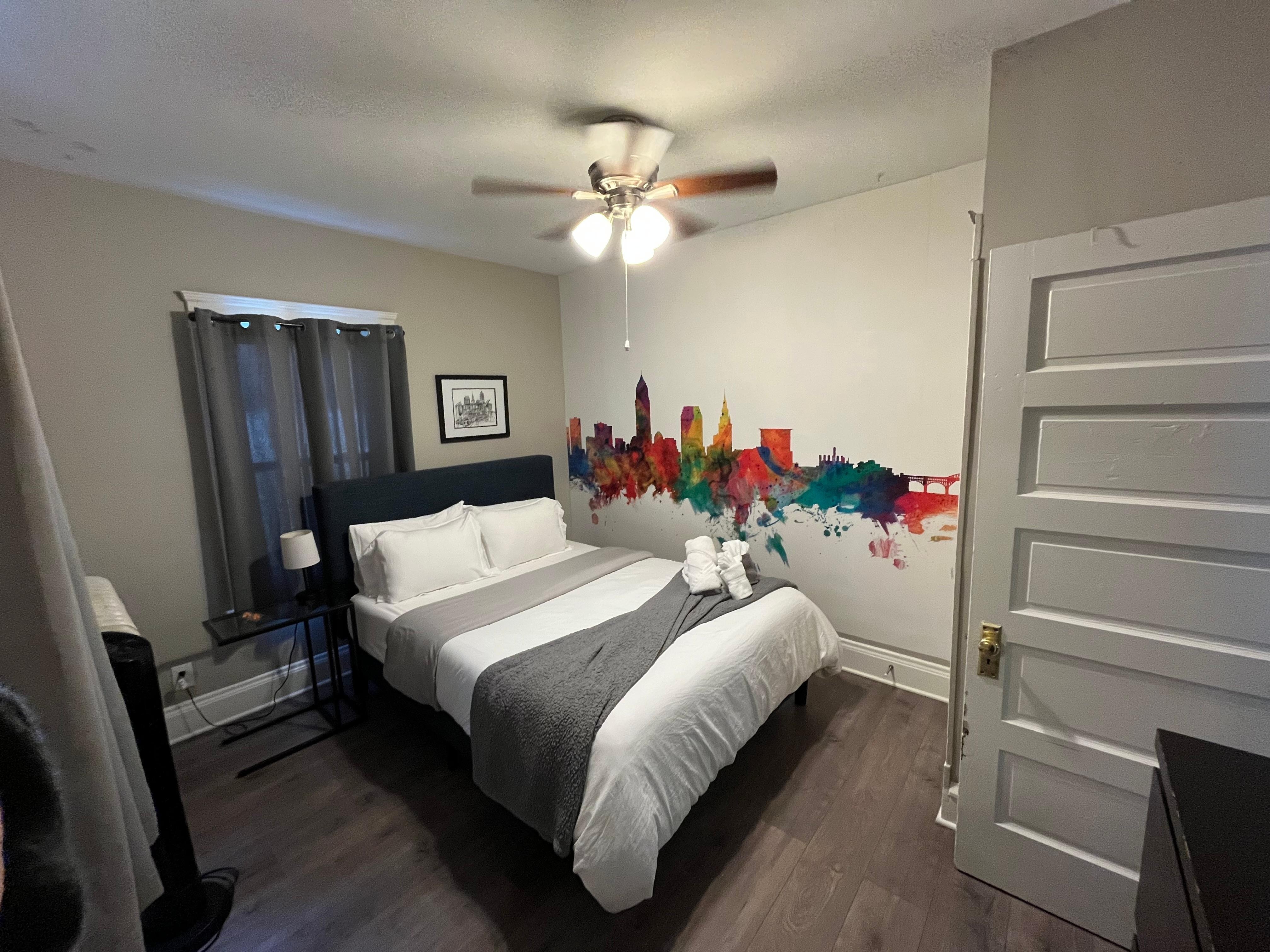 Bedroom - comfy and had closet as well as dresser space for clothes.