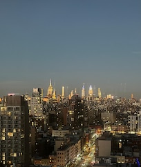 Night view from room.