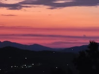 Sunrise over Gatlinburg.