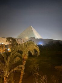 Evening rooftop view