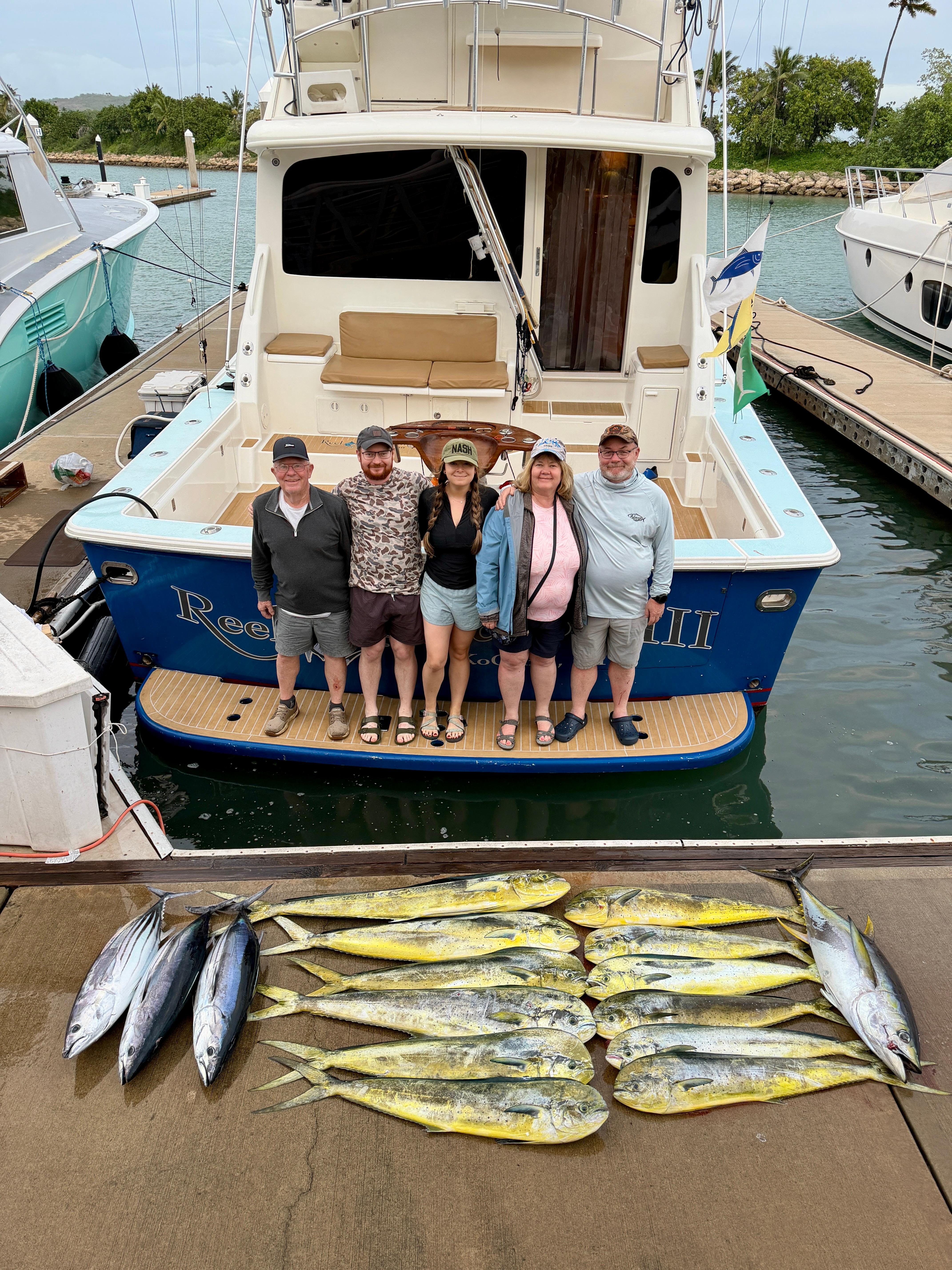 Great grandson and mom.  Fishing trip.