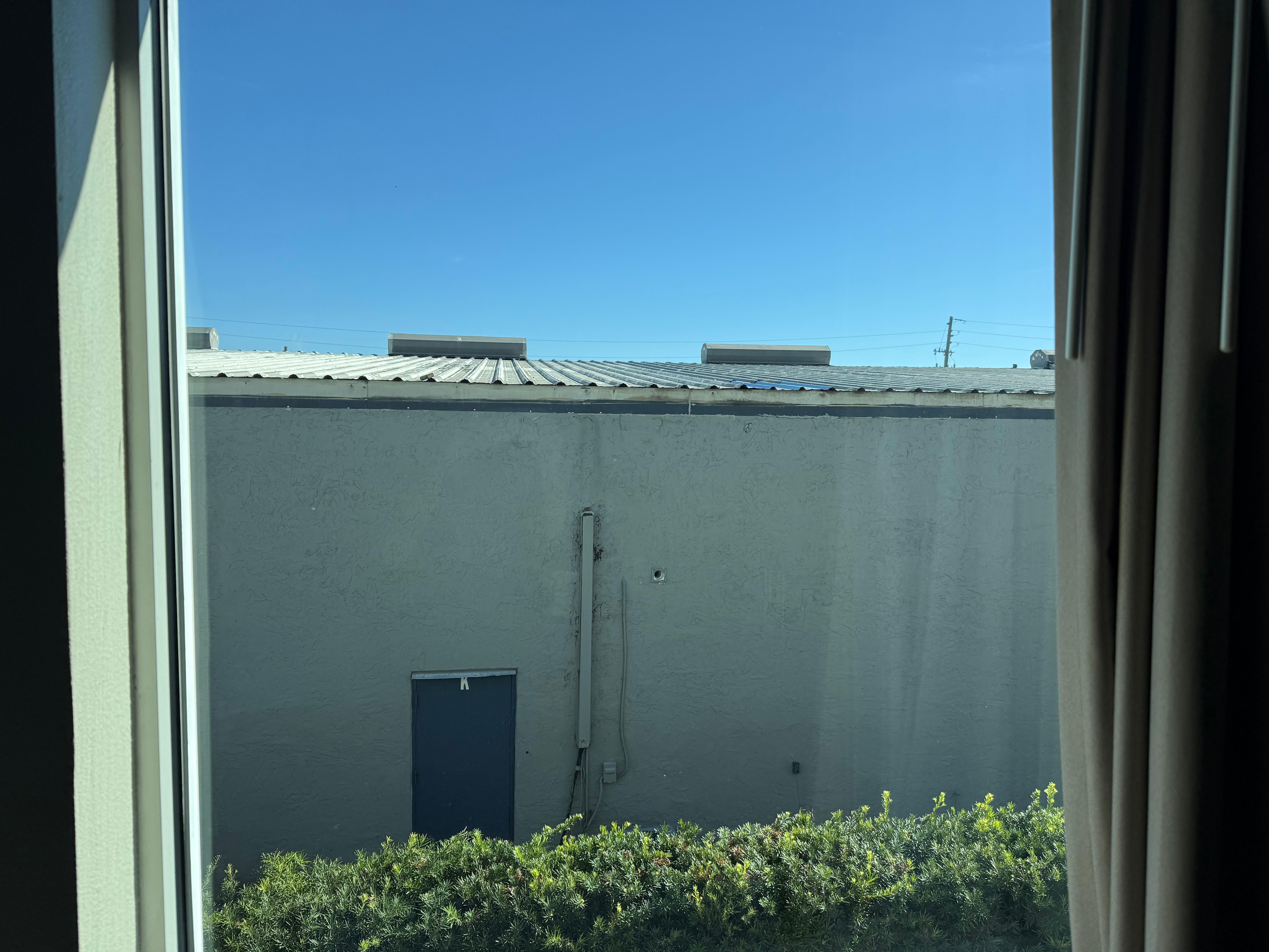 The view from our window. 