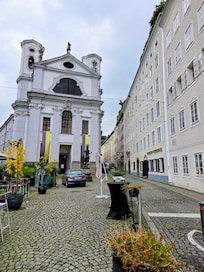 Outside the property