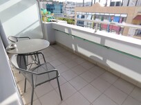 Balcon de la chambre 607