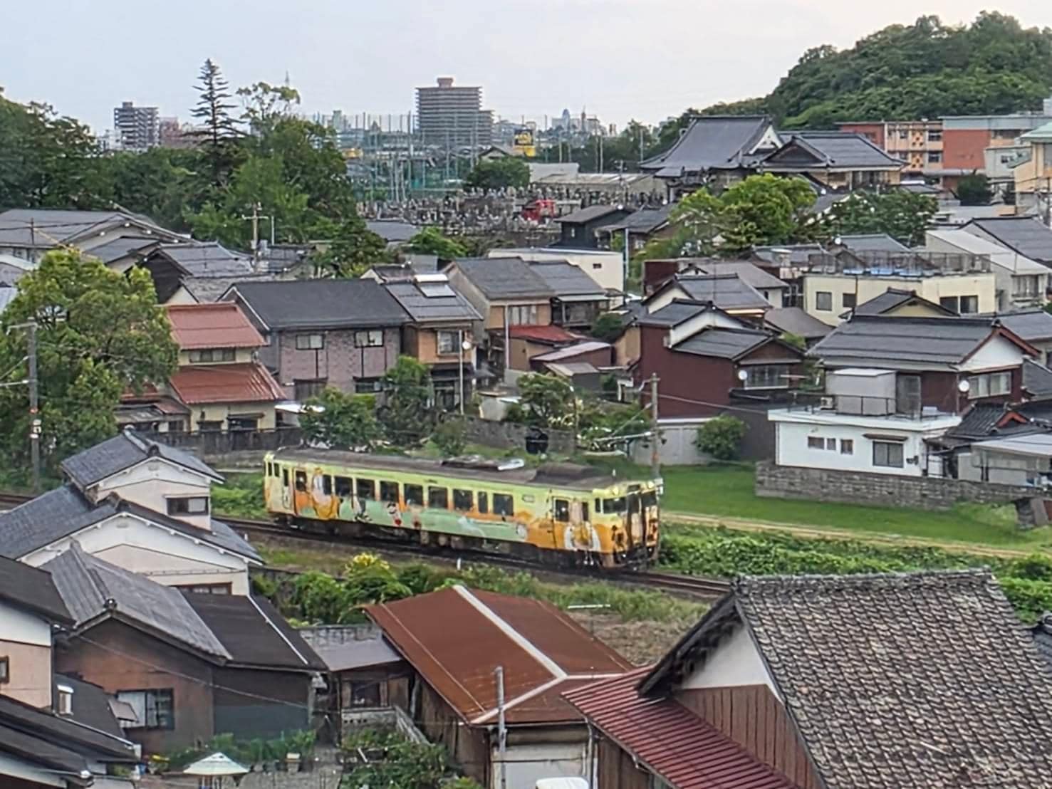 JRの境港線も遠望出来ますよ😄