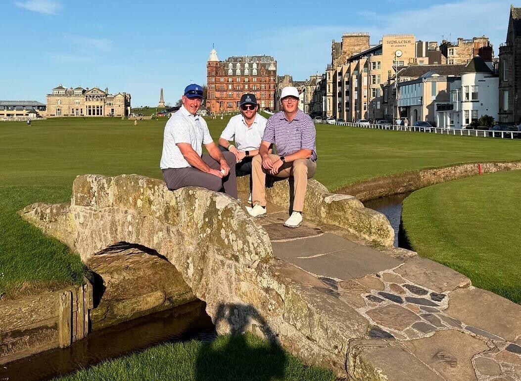 Old course with my lads 