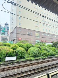 Hotel outside from the train station