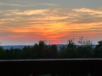 Sunset from the porch.