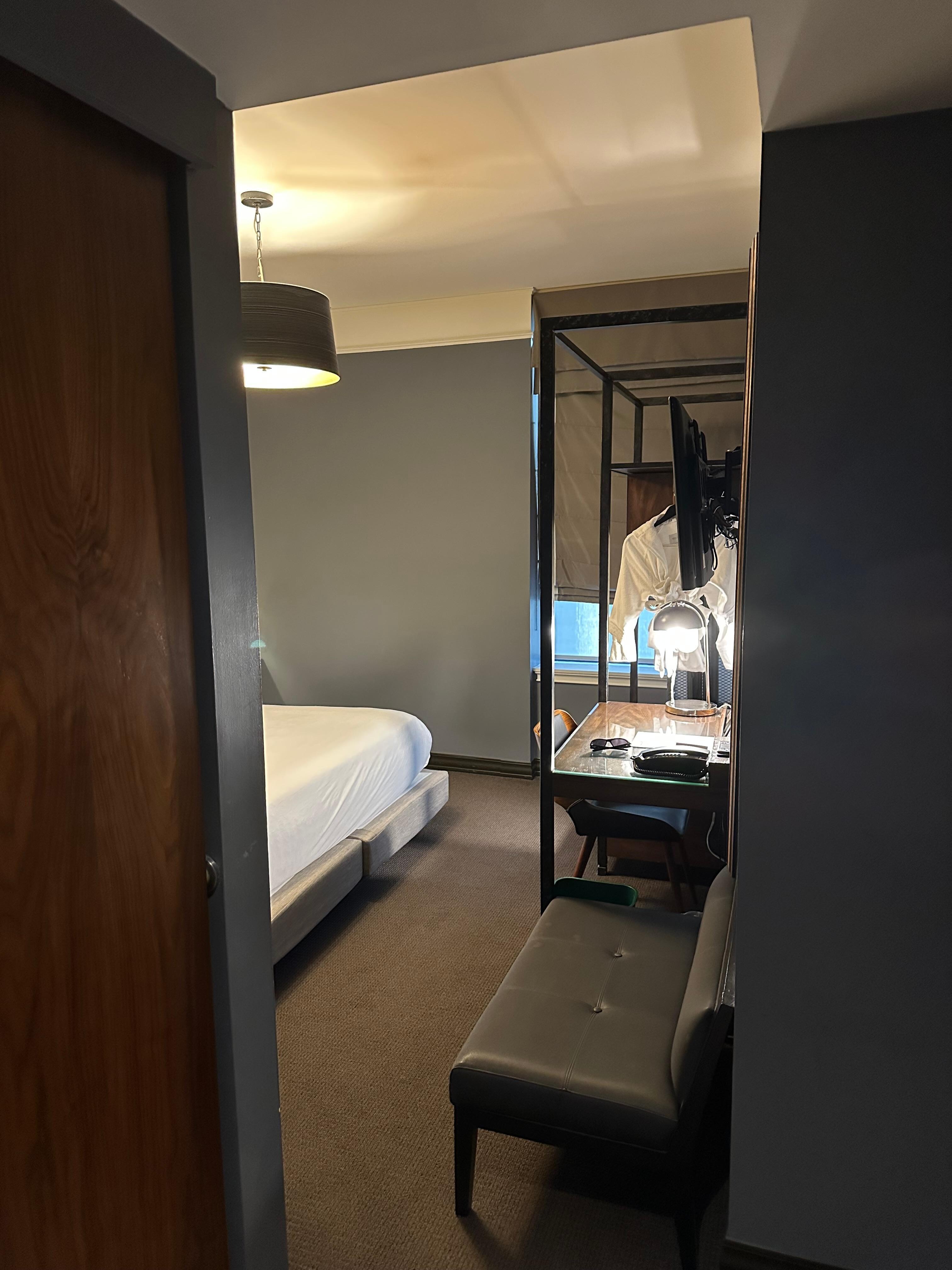View entering the room