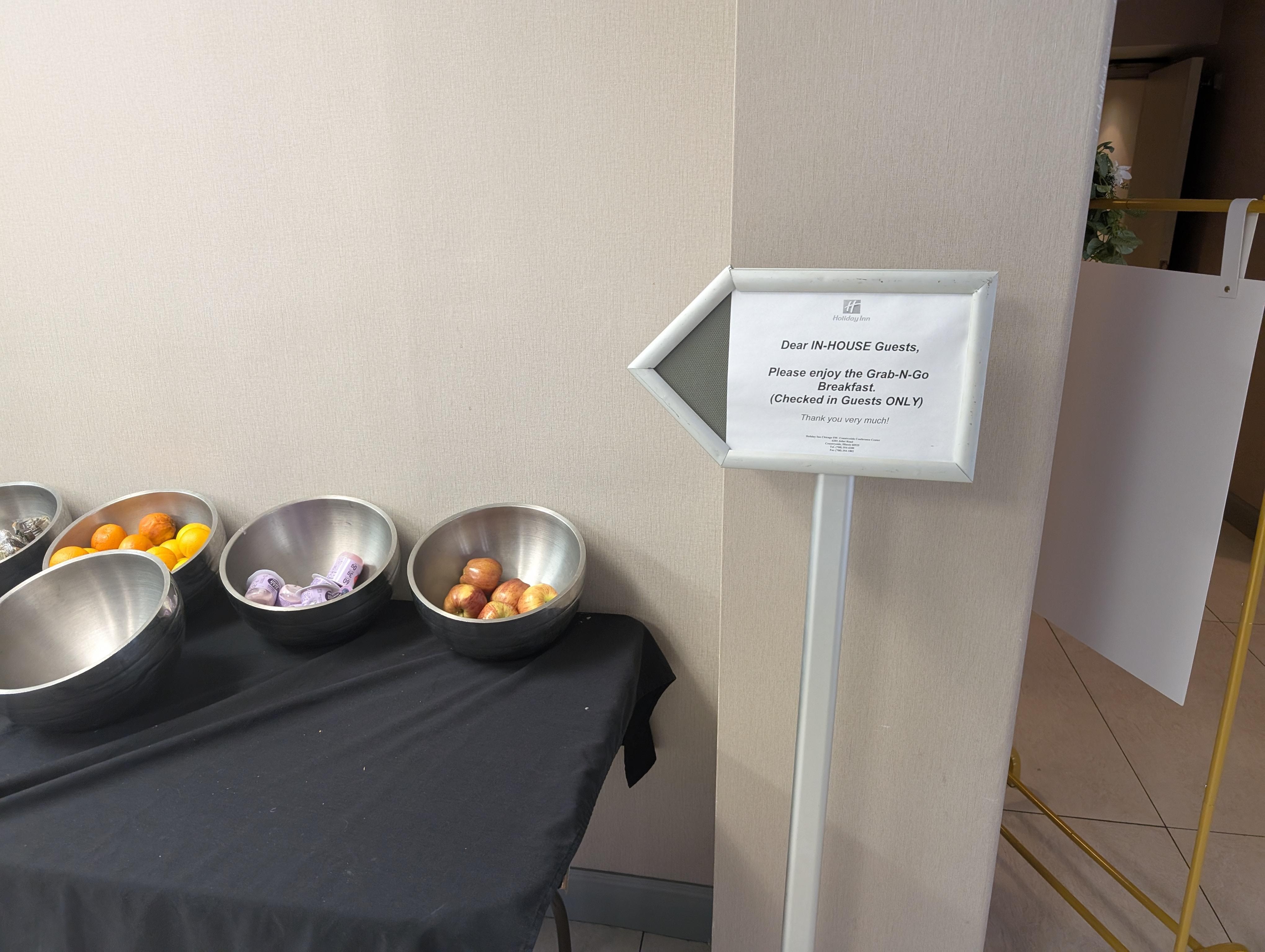 Breakfast is free for all guests.