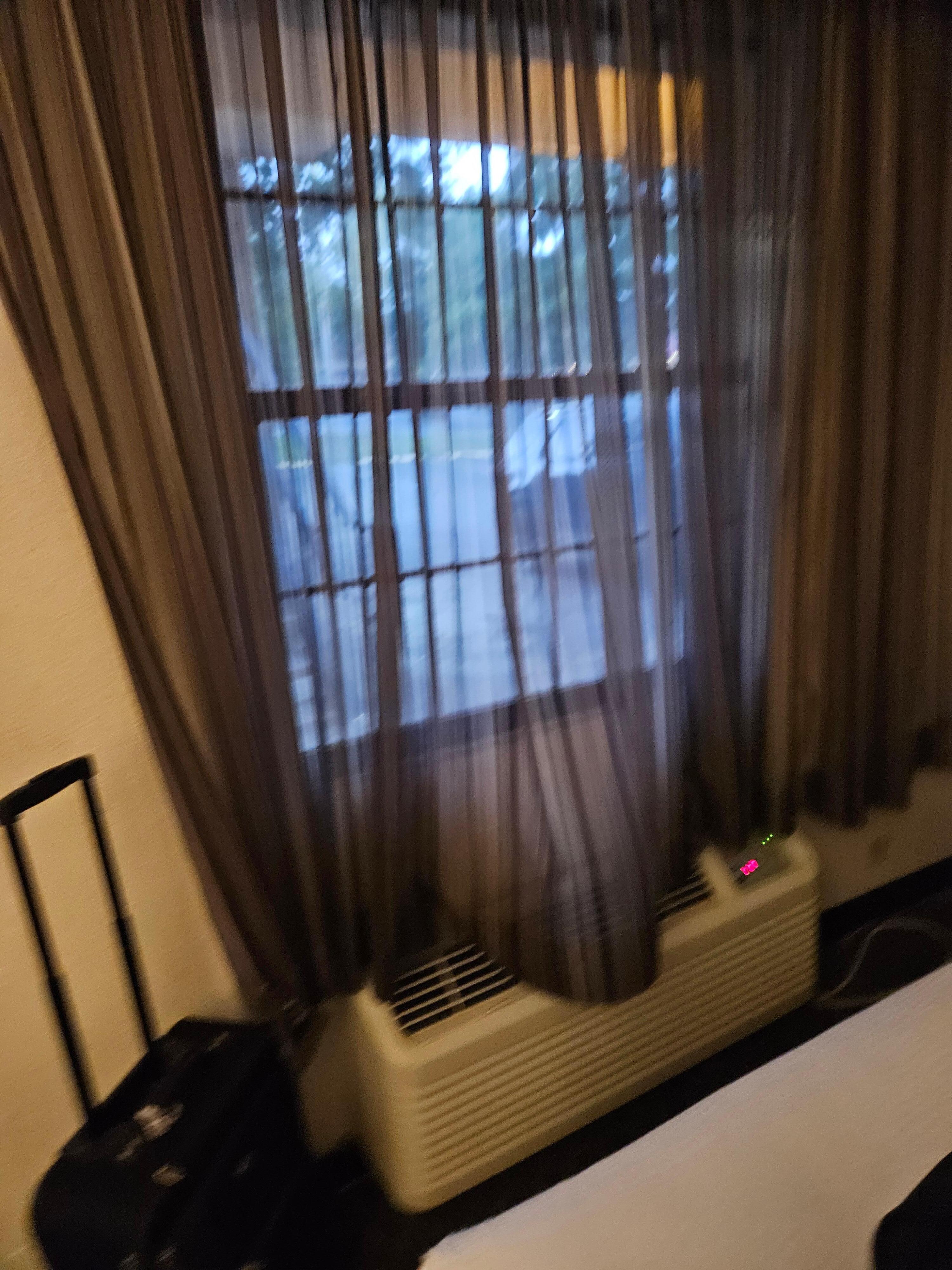 Sheer curtain only ground floor