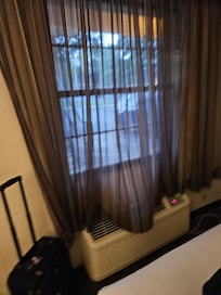 Sheer curtain only ground floor
