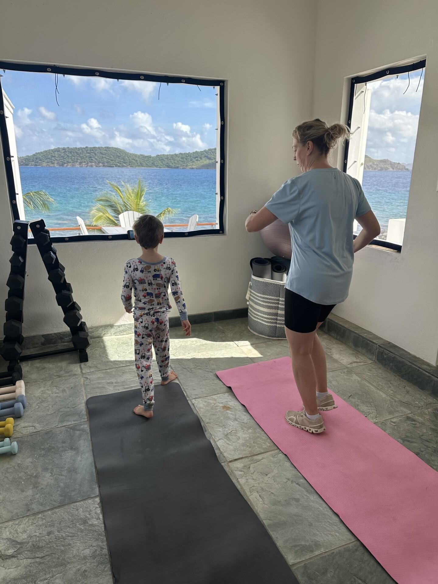 exercise room at One Beach Road