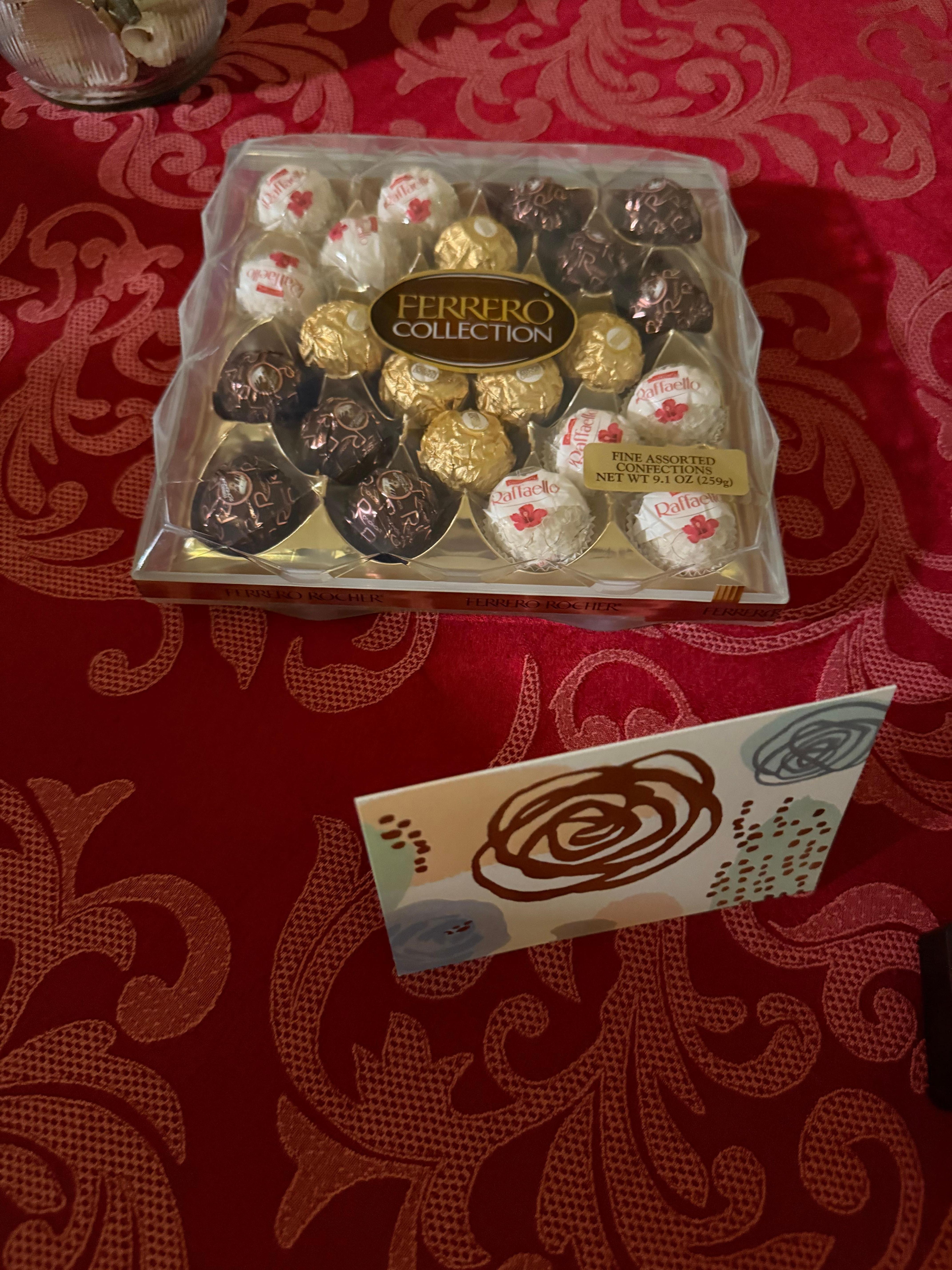 Host gift that was very nice. 