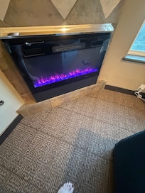 Color changing fireplace for your favorite color selection