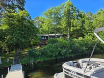 Looking up from the dock