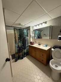 Plenty of towels in the bathroom!