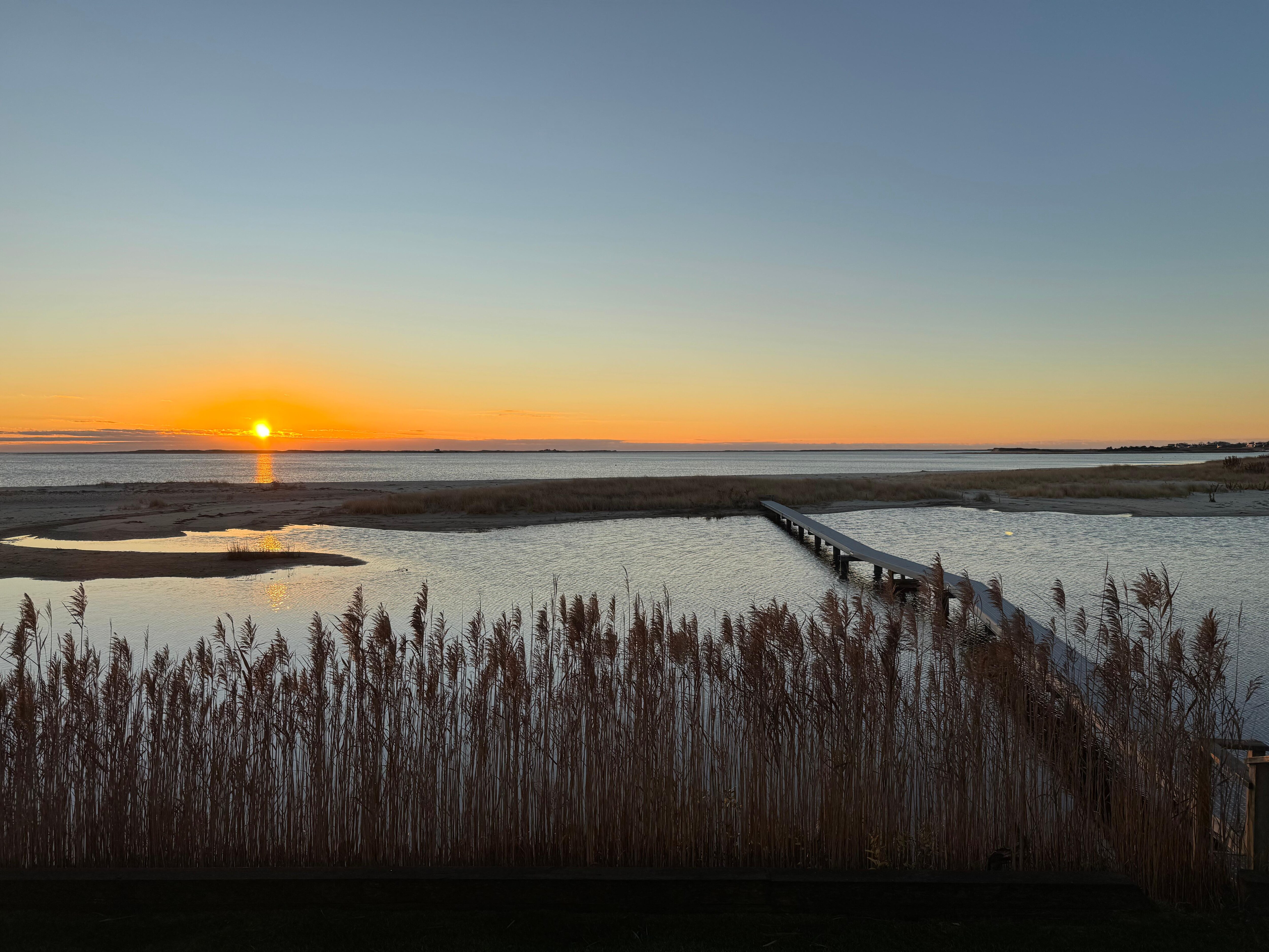 The stunning sunrise we enjoyed on our very first morning!