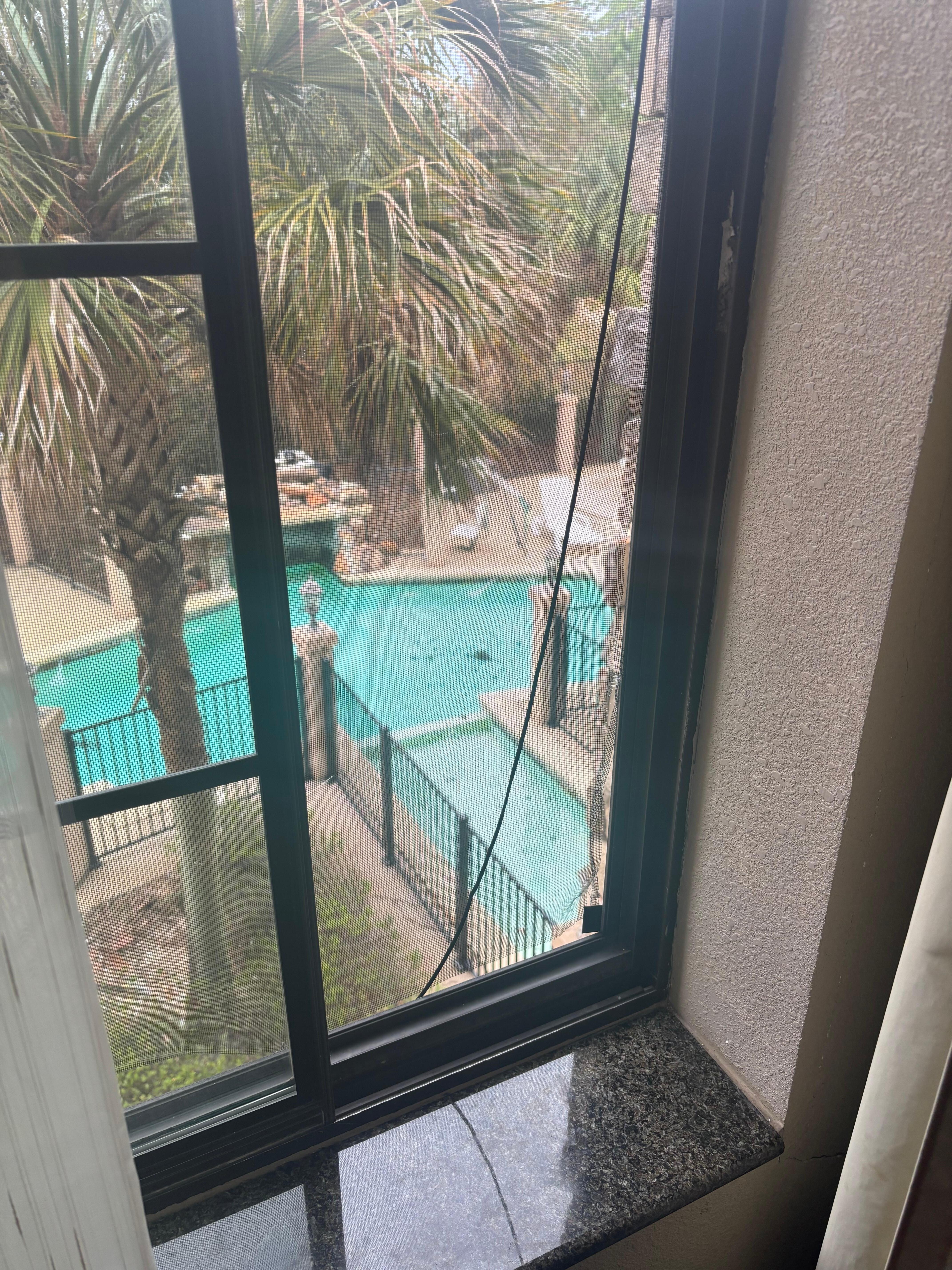 Pool was not upkept.