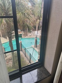 Pool was not upkept.