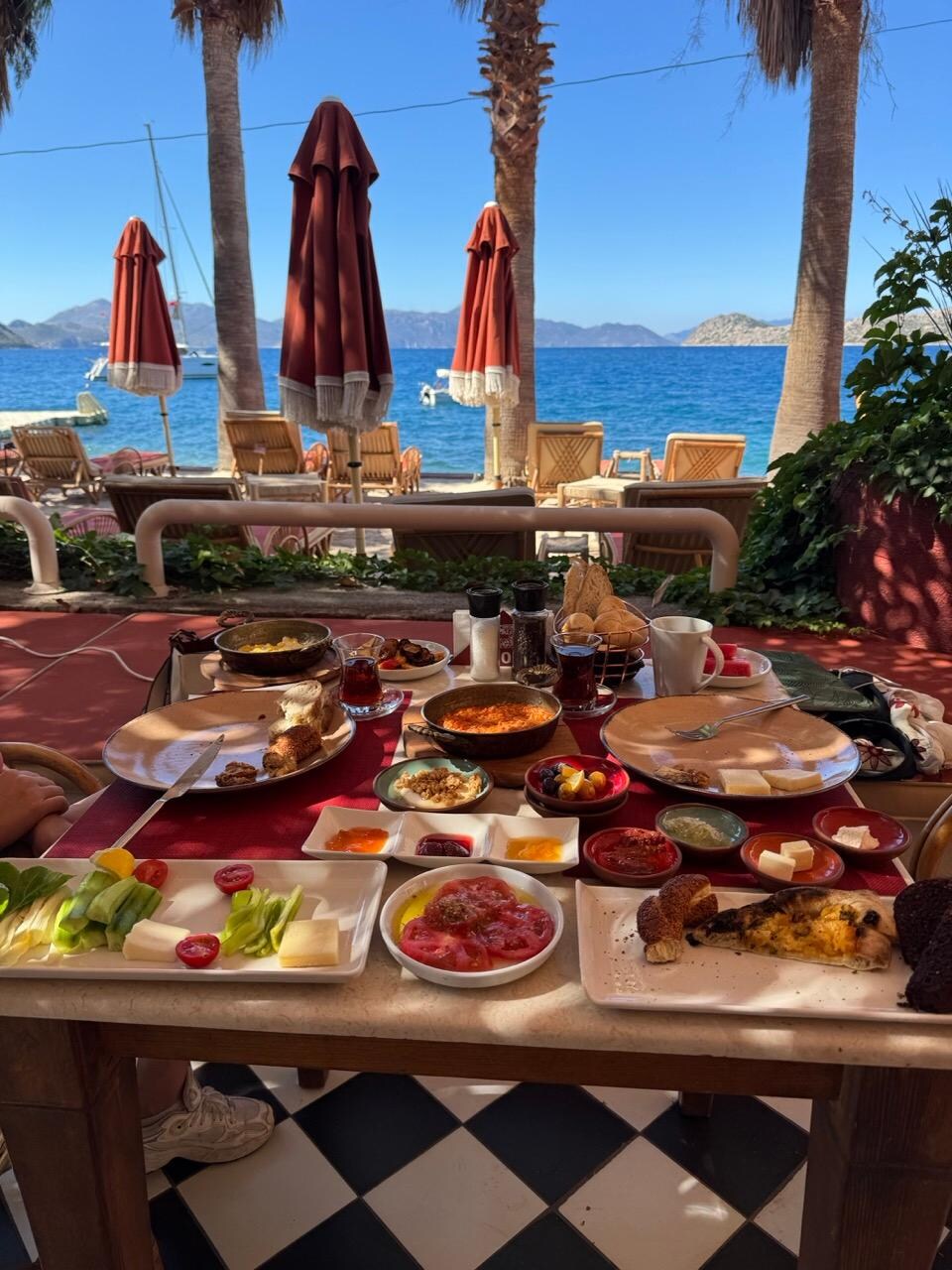 the breakfast was delicious