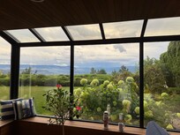 View from the hot tub