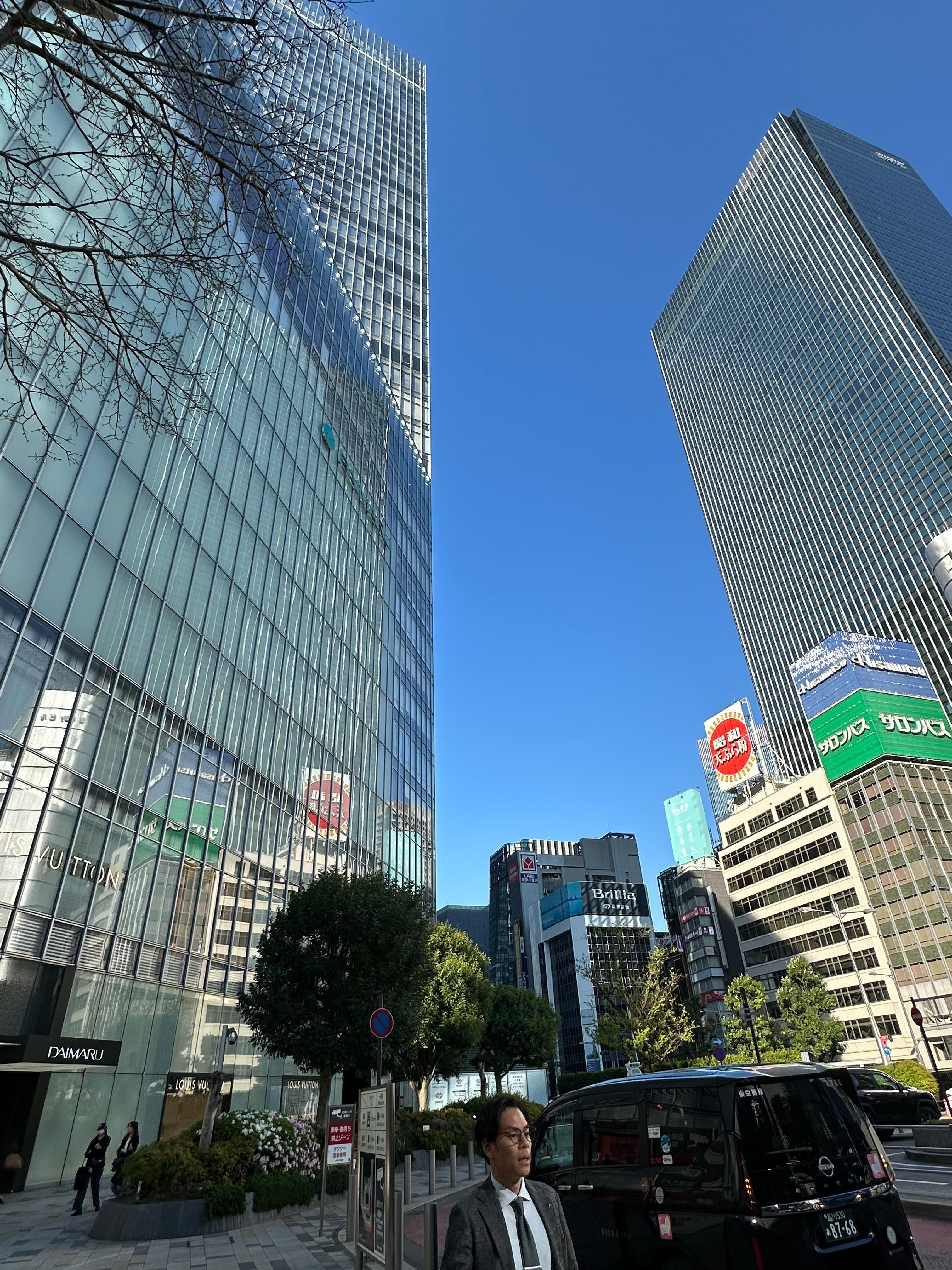 City views in the hotel zone 