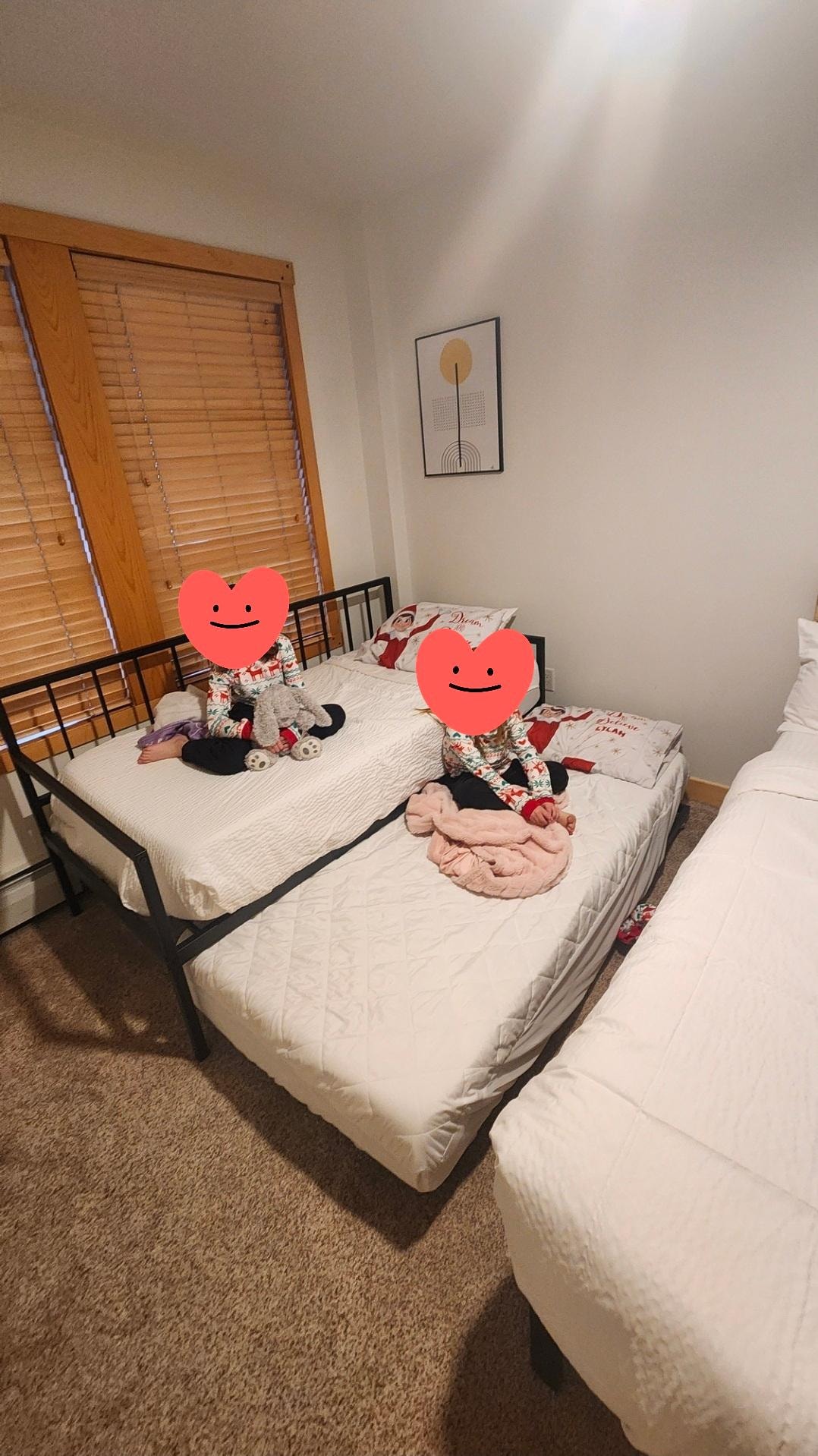 The trundle beds are perfect for kids! I ended up on one halfway through the night when my youngest decided she didn't want to sleep alone and it was very comfortable. 