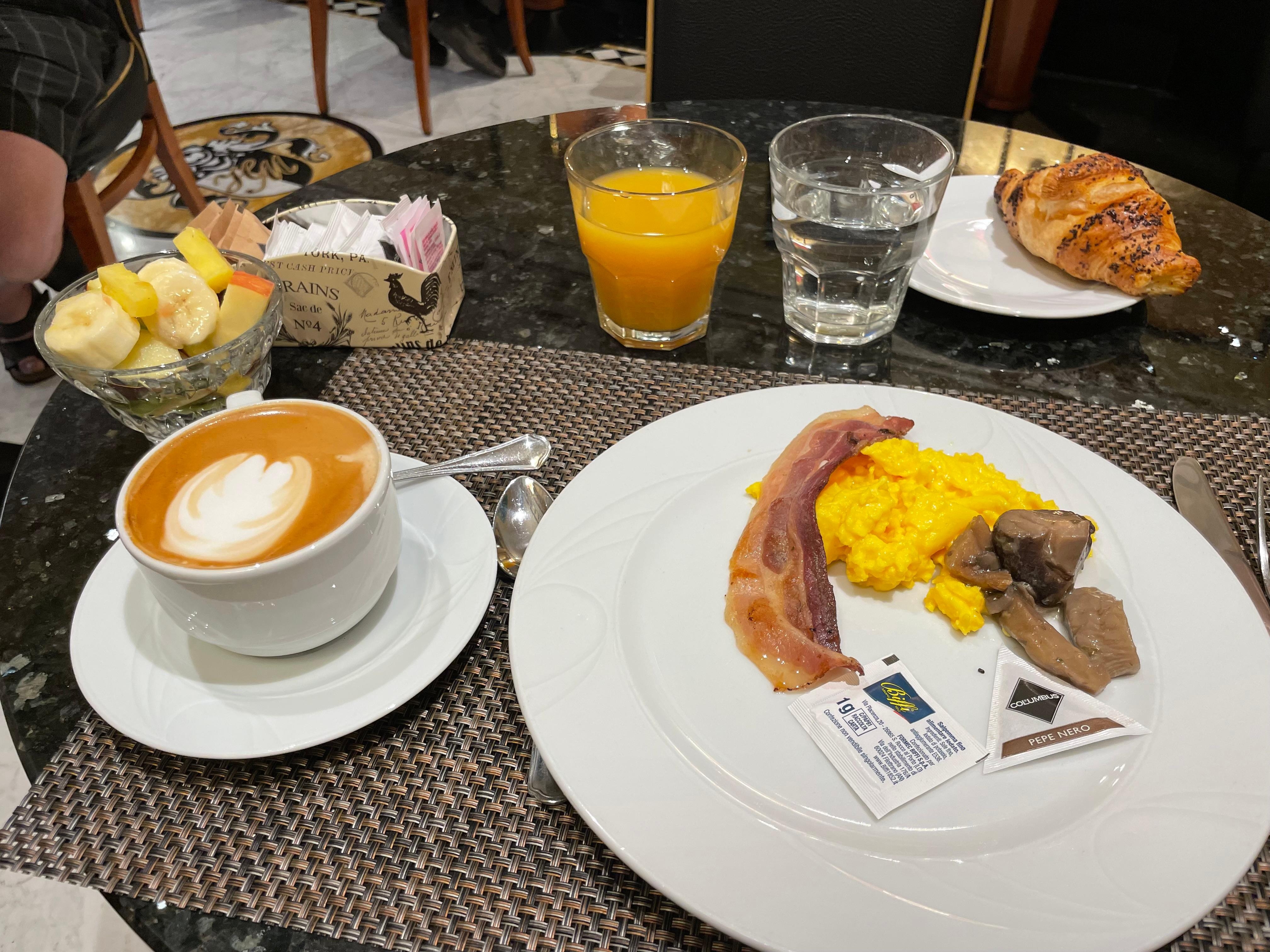 The breakfast!!! Such happy people and kind people to start your day!!!