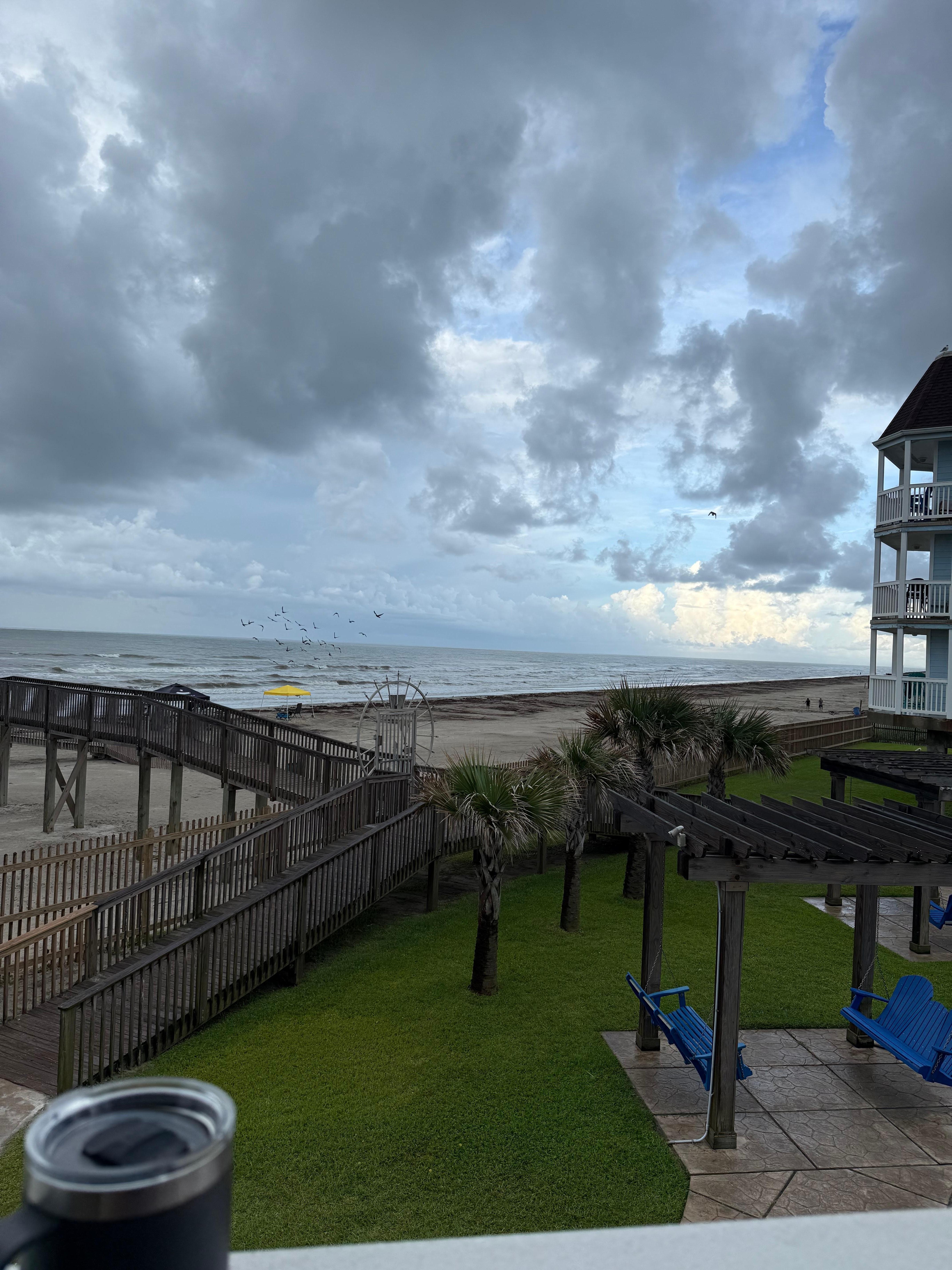 A morning view from the condo