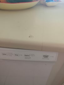 Cracked counter