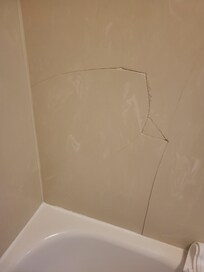 Broken shower that didn't drain