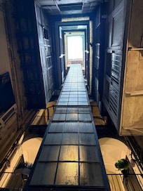 Stairs up to room. They’re nice though, maintained and not scary.