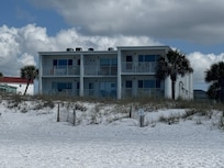 Pic of condo building from my chair on the beach