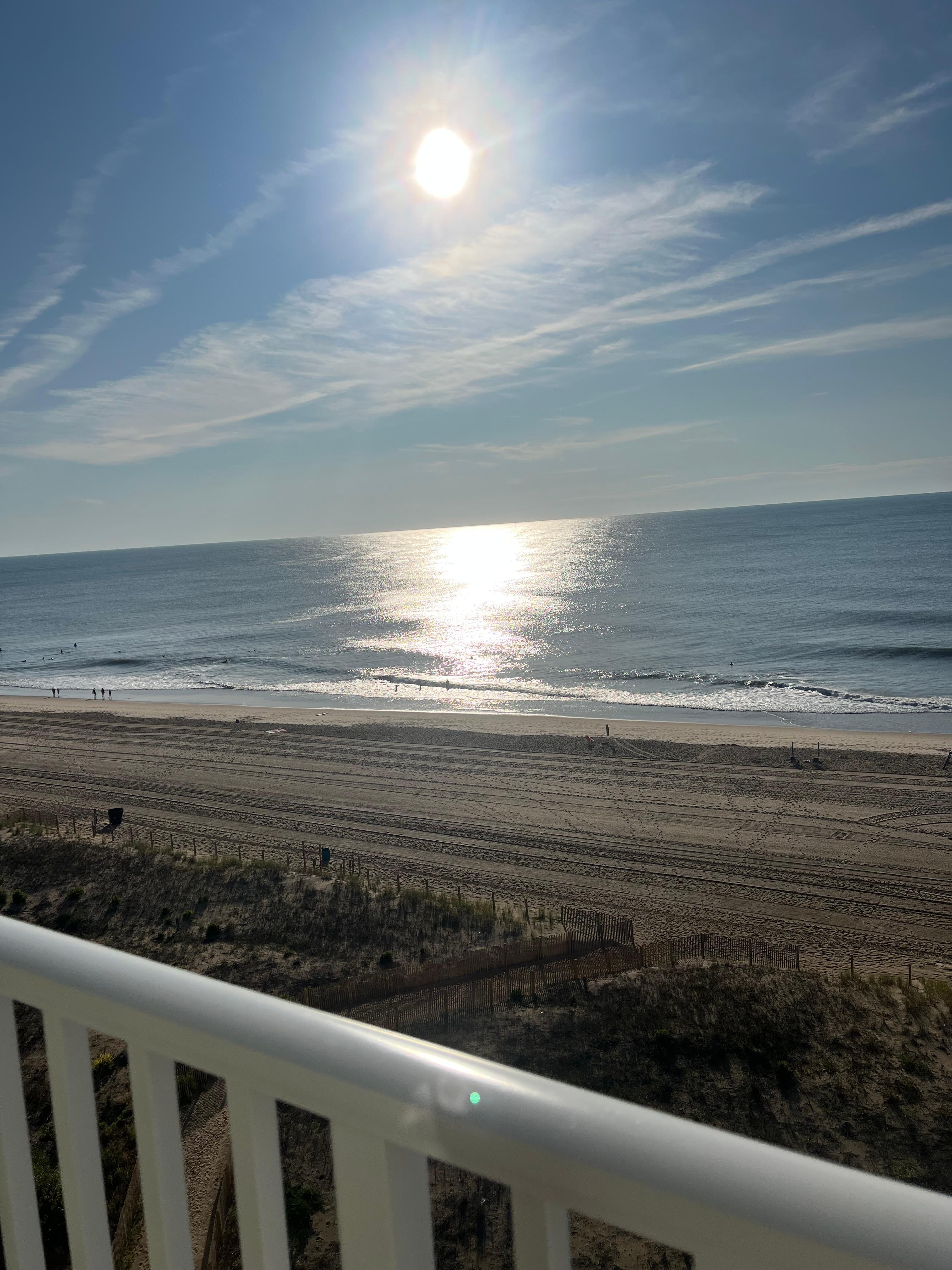 An amazing view from the balcony!