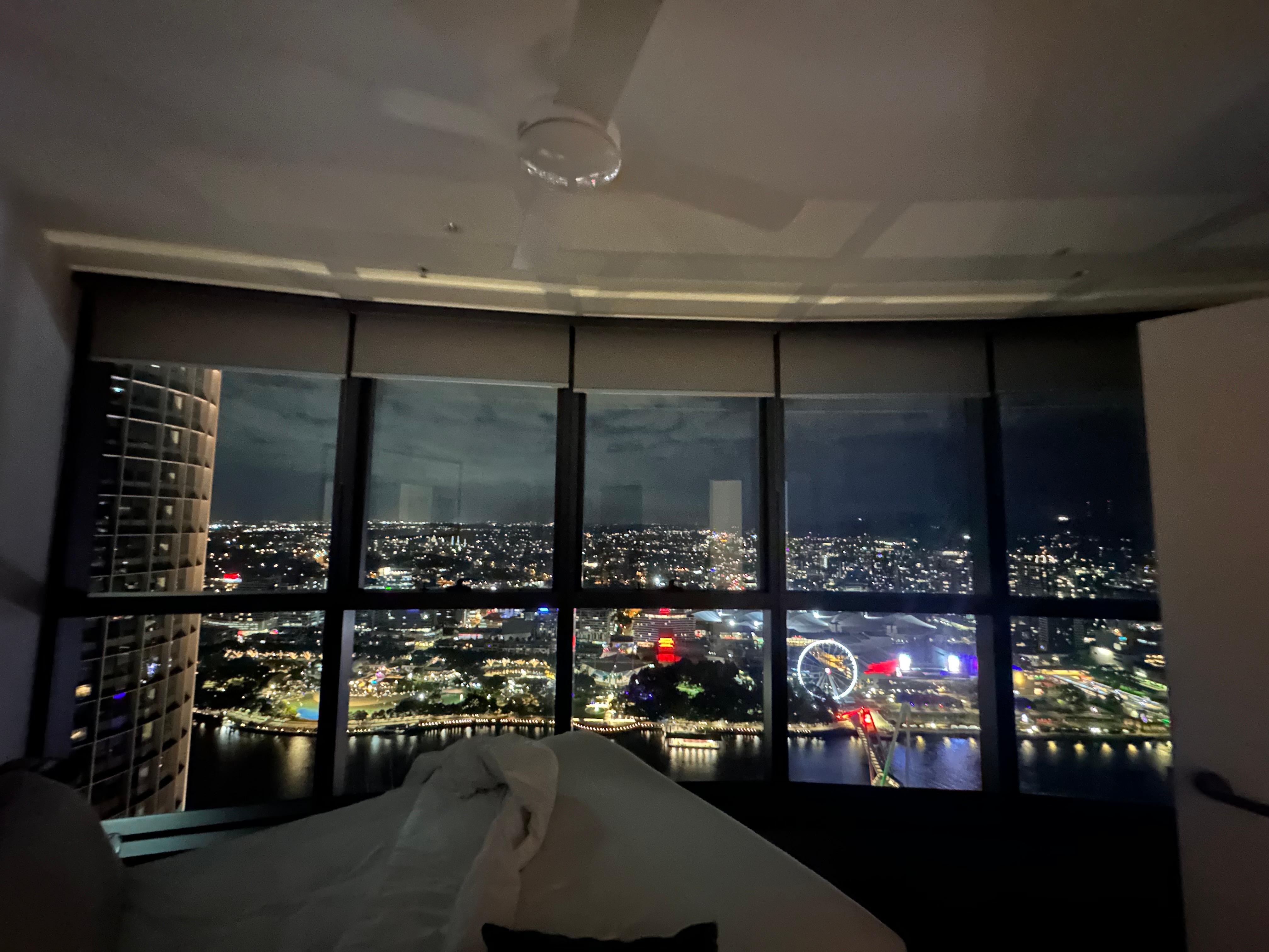 1 of the 2 bedrooms views 