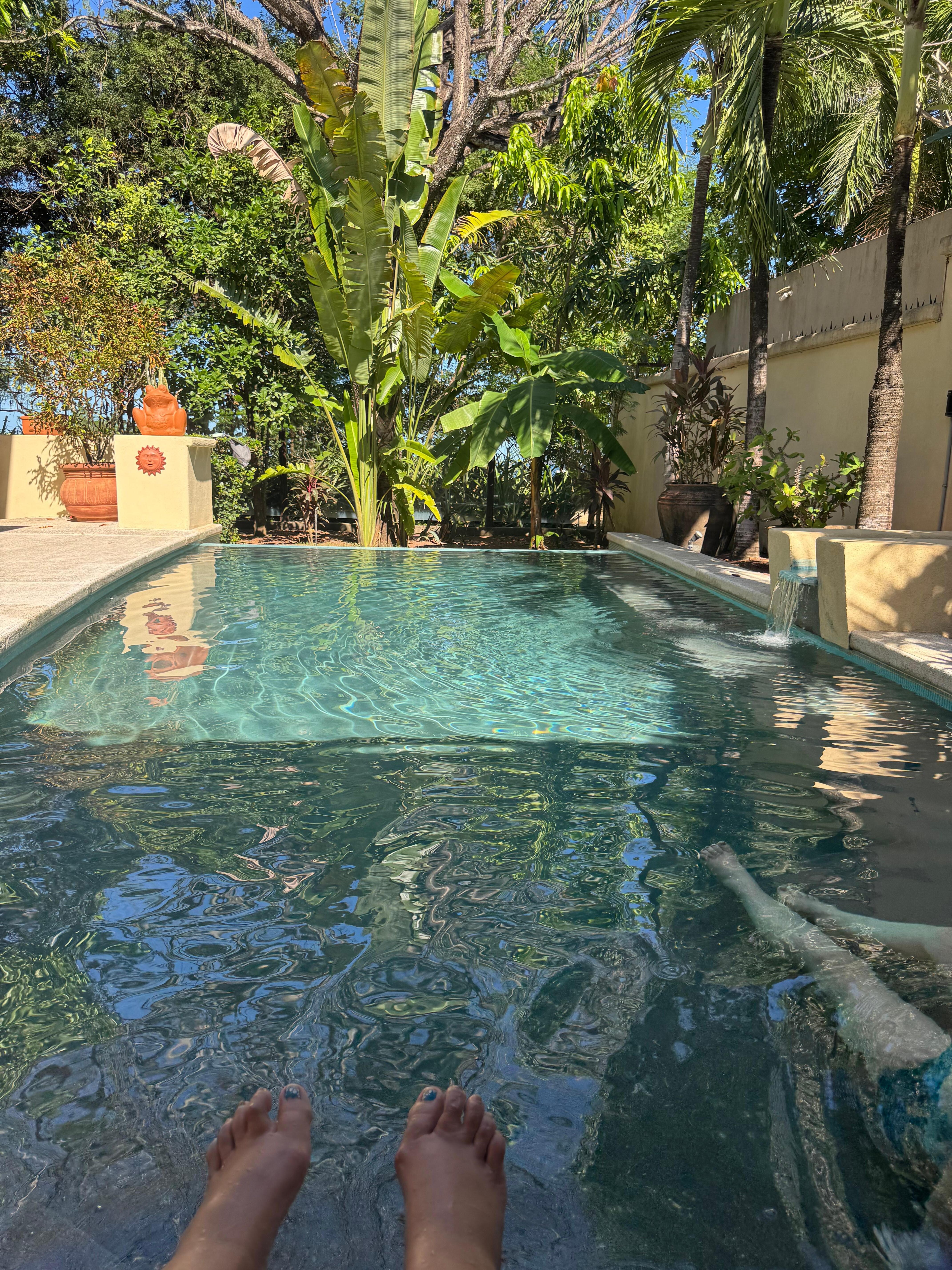 Pool it’s was our own paradise 