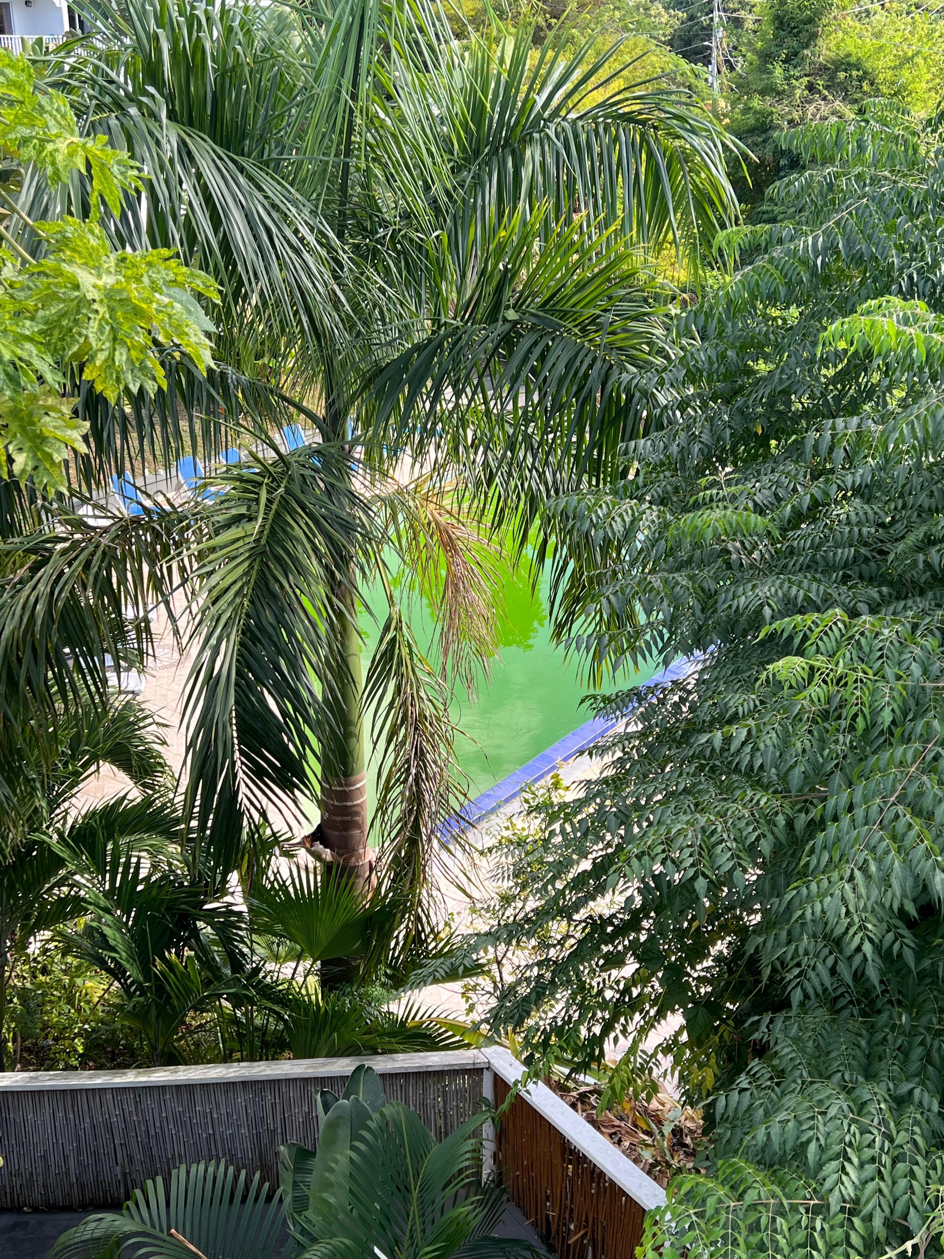 Lower pool; unable to use.