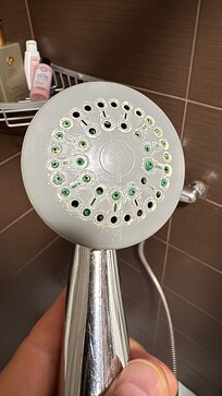 Defekt brusehoved