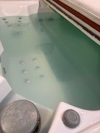 Hot Tub after cleaning. Not better