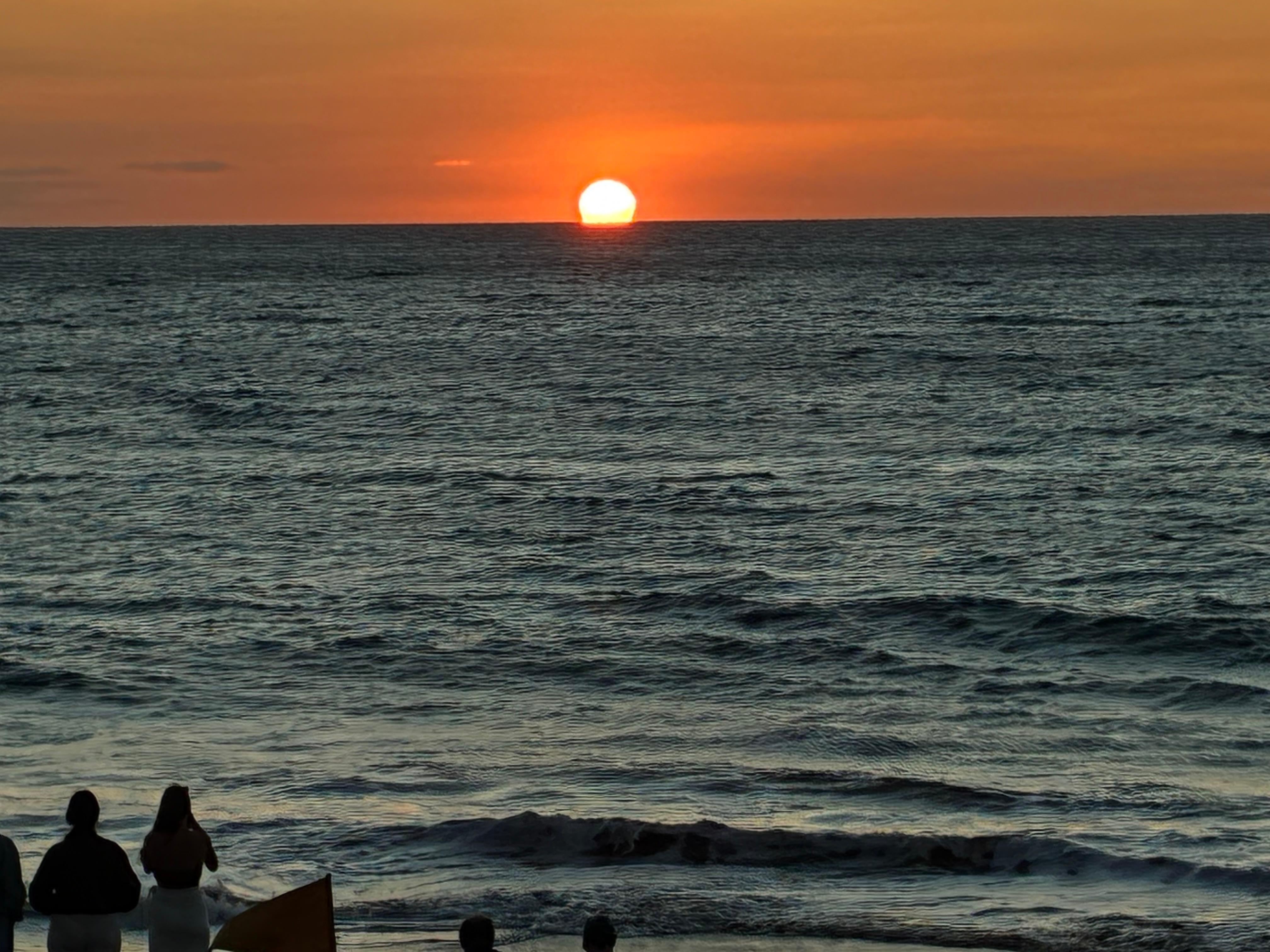 Sunset view from beach  - 5 min from condo