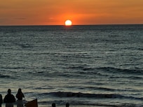 Sunset view from beach - 5 min from condo